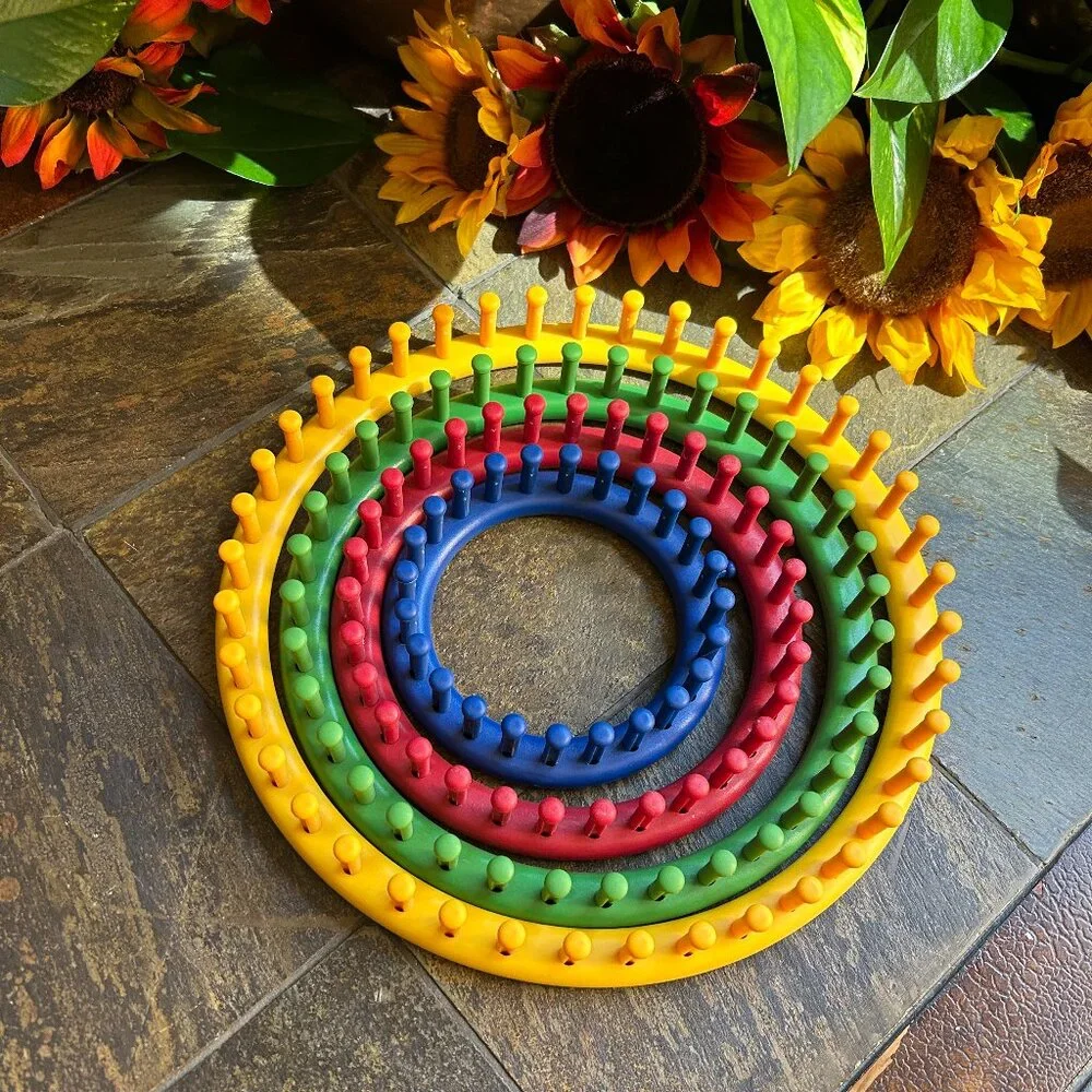Knifty Knitter Circular Knitting Looms – Set of 4